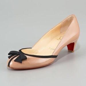 Christian Louboutin Petite Nodo Kitten-Heel Pump